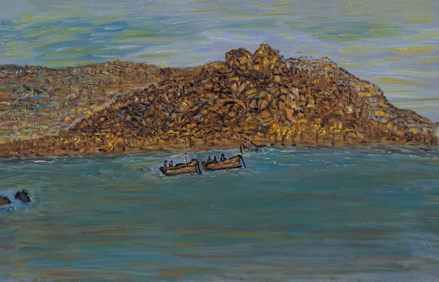 郭长江作品2---棒槌岛--2010年作---50×70cm.jpg