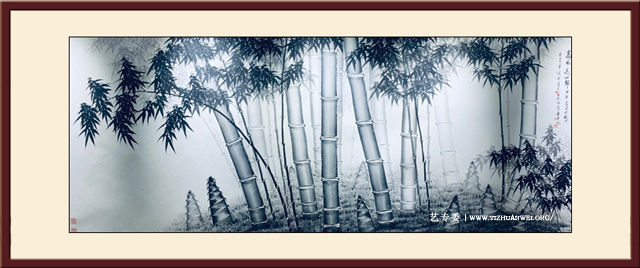 金晓海作品-竹子-尺寸：140cmx397cm-价格：每平尺30000元.jpg