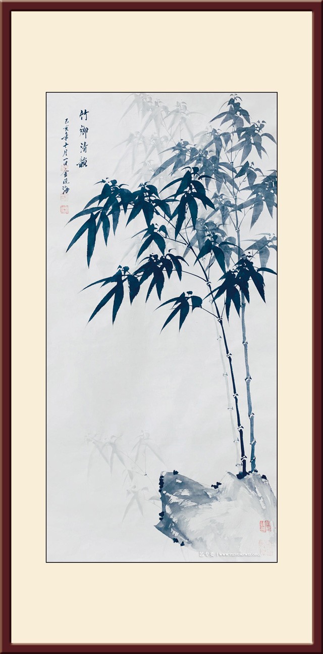 金晓海作品-竹子-尺寸：68cmx138cm-价格：每平尺30000元.jpg