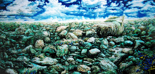 《曾经沧海》240×120cm