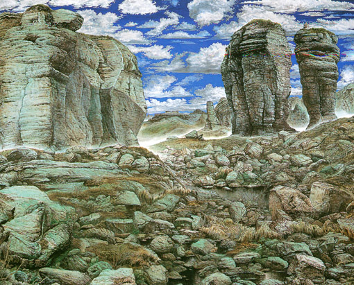 《灵山圣水》234×192cm