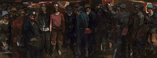 周刚 _ 新来的矿工 _ 150x420cm _ 2018.jpg