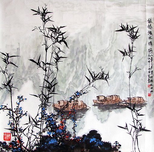 1547442114140799.jpg 陶政德作品《悠悠漓水情》.jpg