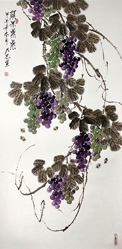 刘乃忠作品8《硕果累累》规格：四尺整张 价格：每平尺20000元.jpg