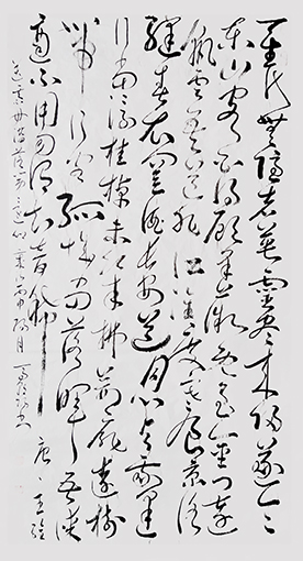 王维《送綦毋潜落第还乡》规格：180cmx97cm 价格：每平尺8000元.jpg