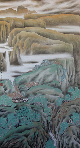 群山颂（6尺）画家陈林设原创,禁止抄袭.jpg