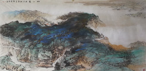 《大江东去》240x120cm.JPG