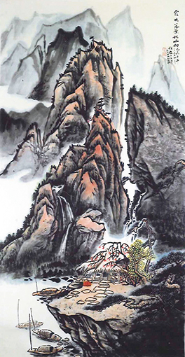 《霞映落叶秋山响》.jpg