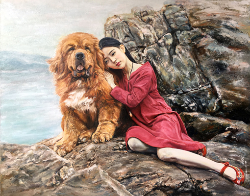 巴古作品4《归依》布面油画 120x150(cm).jpg