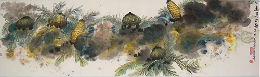 远古的花朵  260×68cm.jpg