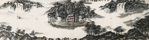 杨皓暄作品《圣贤之地》规格：200cmx45cm.jpg