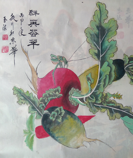 付玉法作品《群英荟萃》规格：69cmx69cm.jpg