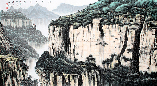 《情系王莽岭》96×180cm2015年.jpg