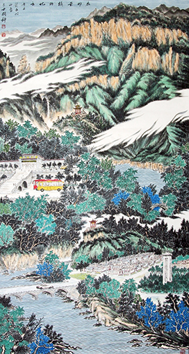 在那最绿的地方180cmX96cm2009年.jpg