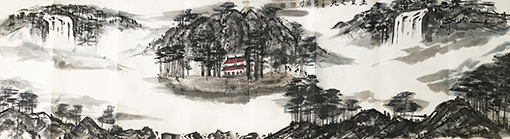 杨皓暄作品《圣贤之地》规格：200cmx45cm.jpg
