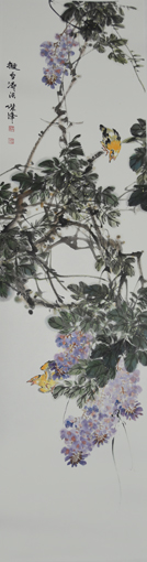 《紫虅双玉》2018年作180cmx48cm.jpg