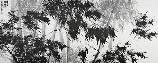 沈子琪作品《清风满竹林》规格：144cmx366cm.jpg