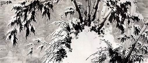沈子琪作品《傲雪》规格：144cmx366cm.jpg