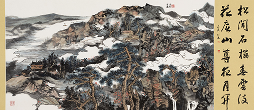 任冉作品《梦游天姥》规格：220cmx98cm.jpg