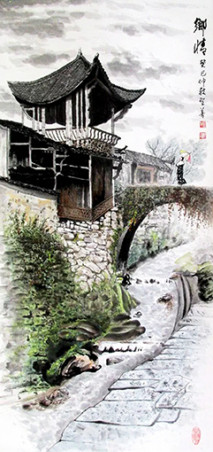 乡情（135x70cm）2013年.jpg