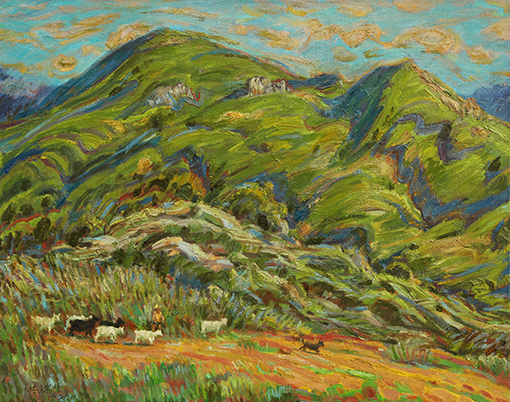 《山歌》 53 cm X 65cm 油画 1996年 洪瑞生.jpg