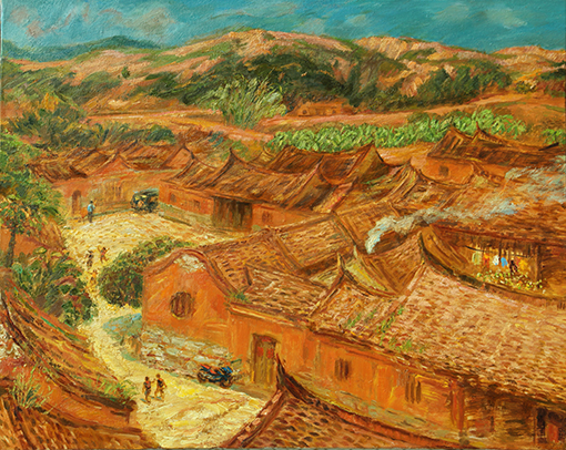 《晌午》65cm X 80cm 油画 2014年 洪瑞生.jpg