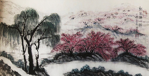 《新桃换旧符》98×48cm价格：每平尺5000元.JPG