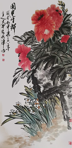 赵士开作品6  138X68cm  价格：每平尺800元.JPG