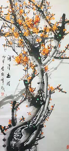 《冰清玉洁》国画  规格：8平方尺  价格：每平尺20000元 (2).jpg