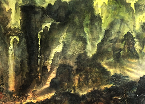 《云岭奇峰》规格：220x60cm价格：88000元一幅.png