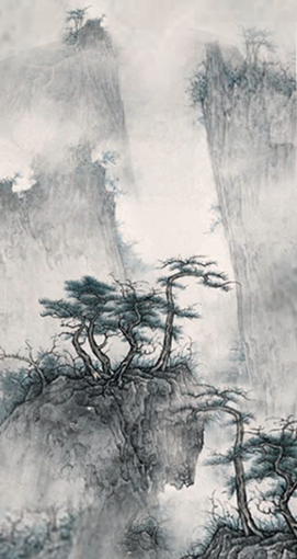 《云中雾松》规格：80x210cm  价格：300000元一幅.png