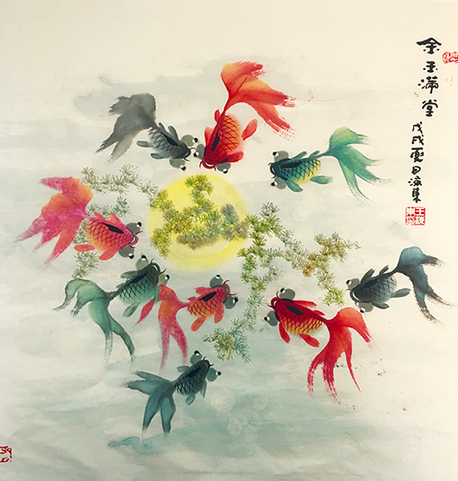 《金玉满堂》规格：70x69cm 价格：6000元一幅.jpg