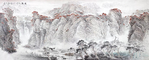 《巍巍太行》规格：365×145cm   价格：十五万元一幅.jpg