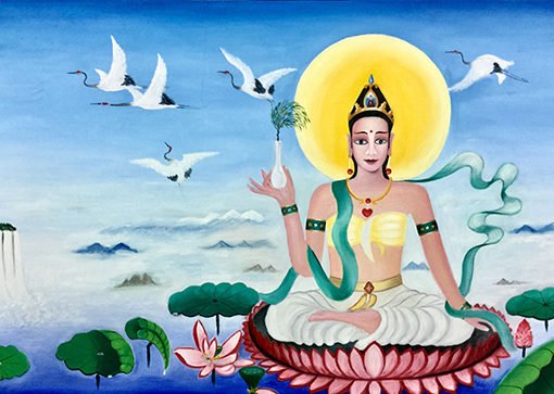 《云海莲花观音》规格：168×118cm 价格：每平尺11000元.jpg
