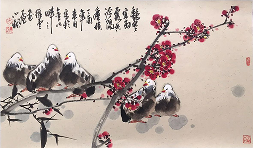 马惟印作品7《暗香》规格：70cmx35cm  售出：每平尺3600元.jpg