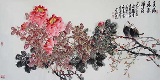 马惟印作品8《嬌影媚清風》规格：120cmx60cm 售出： 每平尺3600元.jpg