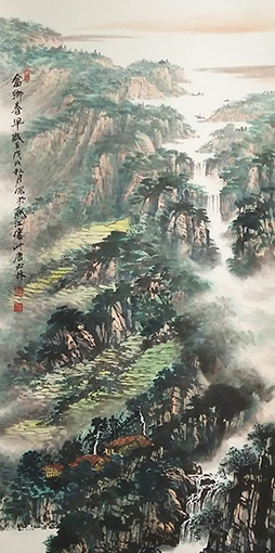 唐必林作品2：规格：137x69cm 价格：每平尺3万元.JPG