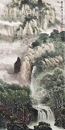 唐必林作品3：规格：137x69cm 价格：每平尺3万元.JPG