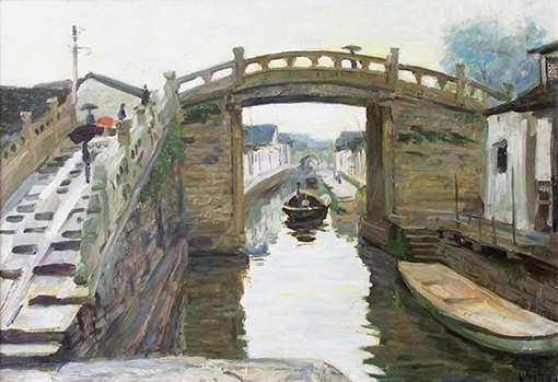 八字桥 61×81cm.jpg