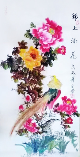 《锦上添花》 规格：100x50cm 价格：2000元一幅.jpg