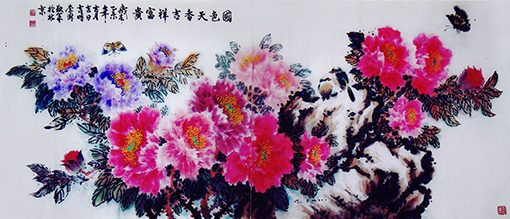 《国色天香 吉祥富贵》国画240cmX120cm每平尺10000元.jpg