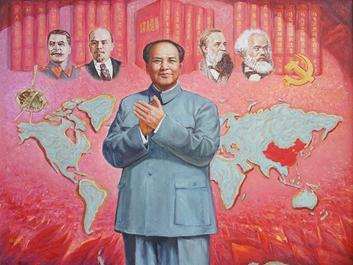 《满江红》四海翻腾云水怒，五洲震荡风雷激130cmx100cm2011年4月.jpg