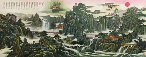 《中华新时代》 规格：147x375cm 价格：每平尺400000元.jpg