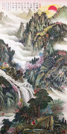 《四高图》 规格：68x136cm 价格：每平尺400000元.jpg