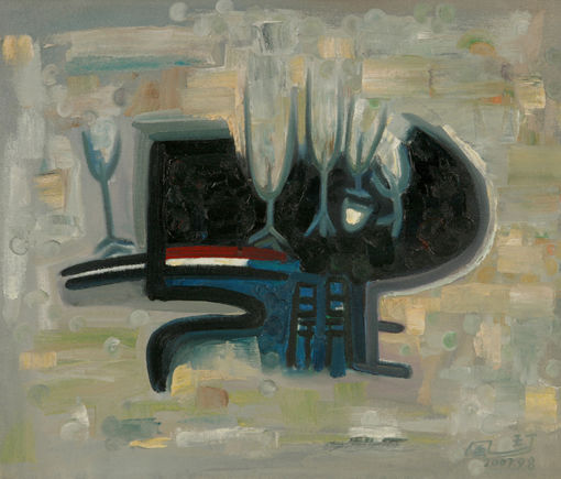 周汉华作品《钢琴》50×60.JPG