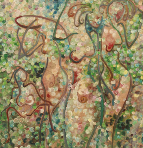 周汉华作品《红土地》85×90.JPG
