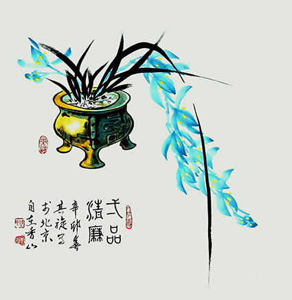 陈其旋作品《一品清廉》规格：68cmx68cm.jpg