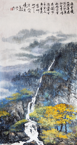 作品9 闲步望峦图（45x85）.jpg