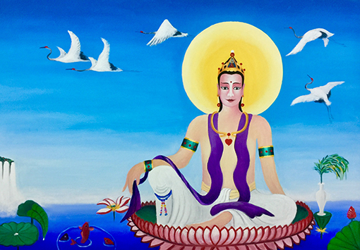 郭全林作品6《遥观瀑布观音像》168cmX118cm.jpg