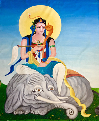 郭全林作品8《普贤菩萨》200cmX168cm.jpg